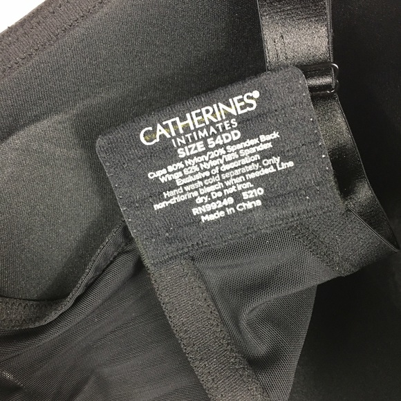 Catherine’s Intimates Balconette Bra Black NWT - Picture 6 of 7